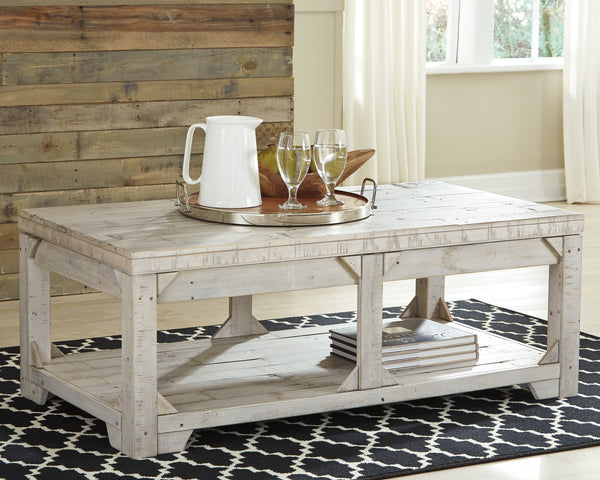  unique triangle accents and relaxed white washed finish. With a handcrafted lo