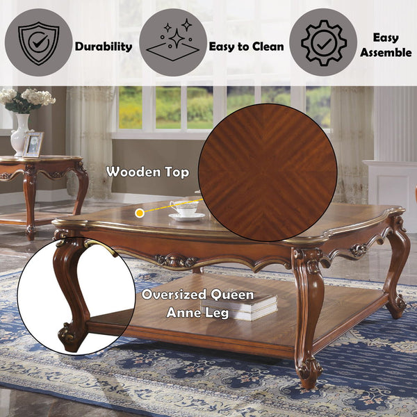 Picardy - Coffee Table - Vintage Cherry Oak