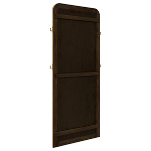 Arini - Cane Weave Full Length Standing Floor Mirror - Sand Wash