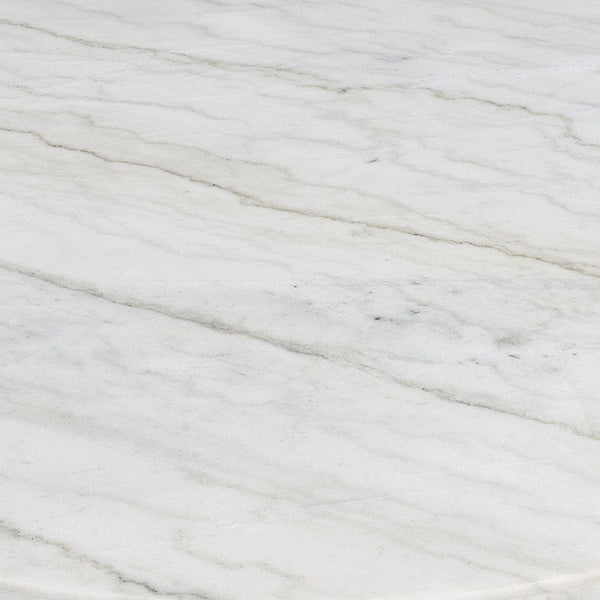 Zaidee - Coffee Table With Marble - Nickel
