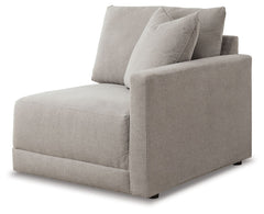 This right-arm facing corner chair is made with polyester/cotton/nylon upholstery. Fully finished on all sides, it pairs with other items in the series to make a modular sectional.<br><br><b>Additional Dimensions</b><br><ul><li>Seat depth: 27-"</li><li>Se