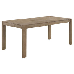 Establish an inviting space for family and friends to enjoy delicious meals with a rustic farmhouse dining table. The rectangular profile of the table offers versatility, blending beautifully in kitchens and dining rooms. It showcases lovely Asian hardwoo