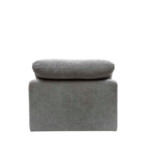 Naveen - Armless Chair - Gray Linen