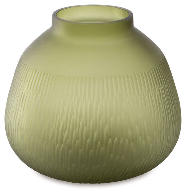 Creating a contemporary haven is all in the details. With this vase, you can keep your elevated aesthetic consistent from indoors to out. Its luxe green color brings a touch of brightness to your tabletops and shelves. Take on-trend design one step furthe