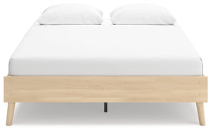 Cabinella - Tan - Queen Platform Bed