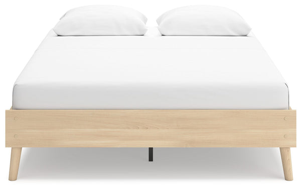 Cabinella - Tan - Queen Platform Bed