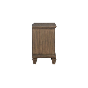  this nightstand features a rich