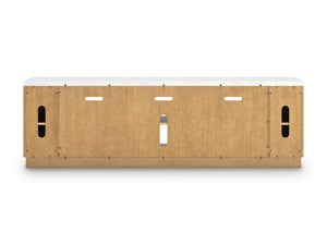 Camdill - Light Brown - XL TV Stand With Fireplace Option