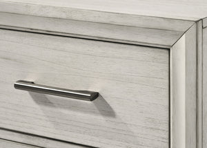Jaymes - Queen 5 Piece Bedroom Set - White Mist