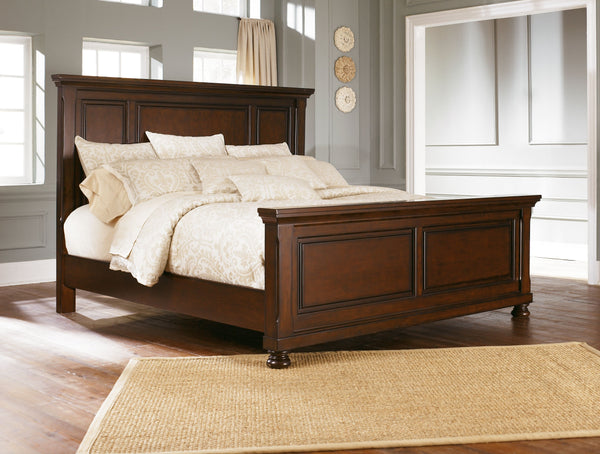 The quality craftsmanship is clear to see. The signature design elementsâ€”including handsome lines and stately mouldingâ€”are easy to love. Satisfying your taste for heritage classic style, this king panel bed is elegant, without looking fussy. Mattress 
