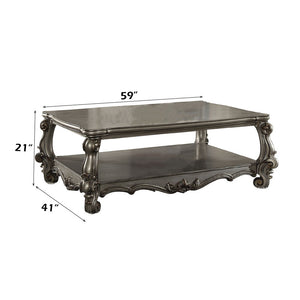 Versailles - Coffee Table - Antique Platinum