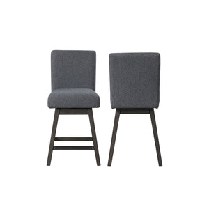 High Line - Swivel Counter Chair (Set of 2) - Gray