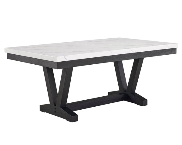 Vance - 5 Piece Dining Room Set - Charcoal / Gray