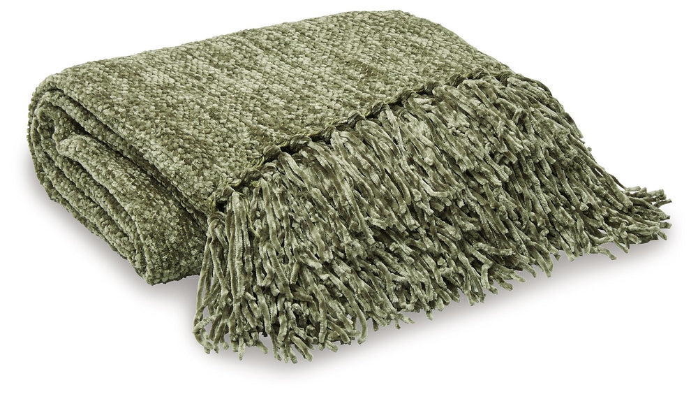 Cozy up in style with this woven throw. Tantalizing with casually cool knotted fringe and woven texture, you-'ll love how it looks draped around a sofa or favorite chair. Even better: how it feels draped around you.<br/><br/><b>Product Features</b><ul><li
