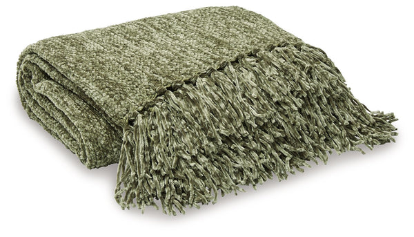 Cozy up in style with this woven throw. Tantalizing with casually cool knotted fringe and woven texture, you-'ll love how it looks draped around a sofa or favorite chair. Even better: how it feels draped around you.<br/><br/><b>Product Features</b><ul><li