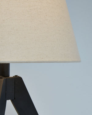 Laifland - Black - Wood Table Lamp (Set of 2)
