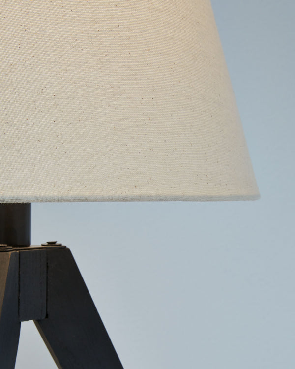 Laifland - Black - Wood Table Lamp (Set of 2)
