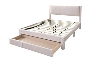 QUEEN BED W/ UNDERBED DRAWER