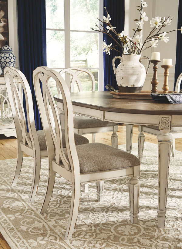 Realyn - White - 5 Pc. - Extension Table