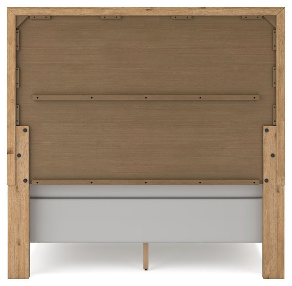 Galliden - Light Brown - Queen Panel Bed