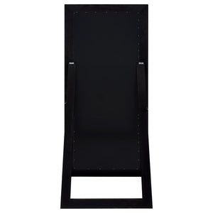 Cadence - Tempered Glass Full Length Standing Mirror - Black Oak