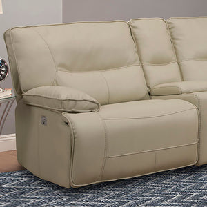 Spartacus - Oyster Power Left Arm Facing Recliner