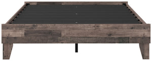 Neilsville - Multi Gray - Queen Platform Bed