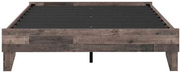 Neilsville - Multi Gray - Queen Platform Bed