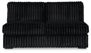 Midnight-Madness - Onyx - Armless Loveseat