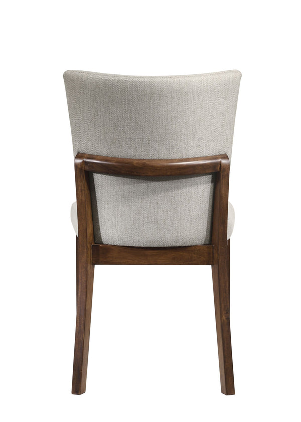  designed to seamlessly blend modern elegance with mid-century inspiration. The beautifully crafted table features a warm wood finish and a unique sculptural base