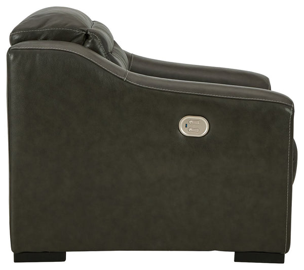 Center Line - Dark Gray - PWR Recliner/Adj Headrest