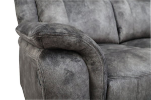 Park City - Sofa With Dual Recliner - Slate