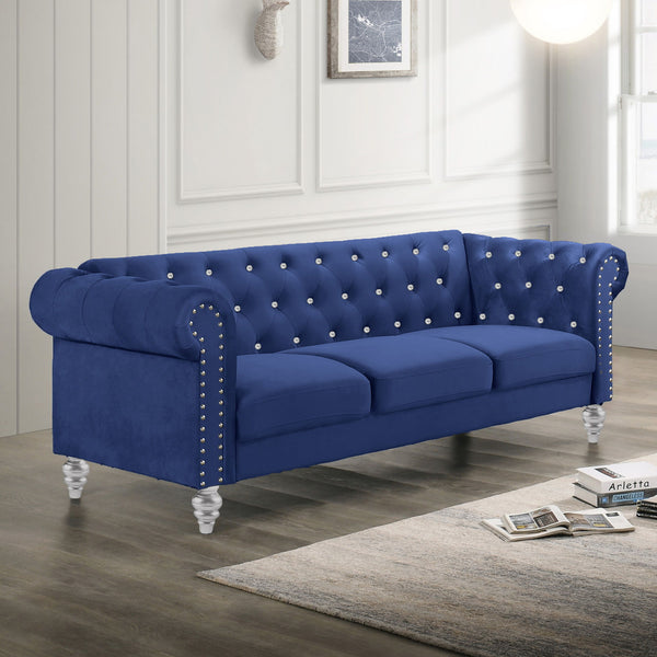 Emma Crystal - Sofa - Royal Blue