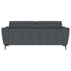 Nolan - Upholstered Sloped Track Arm Sofa - Charcoal