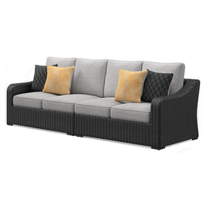  the high-style/low-maintenance seating entices with plush