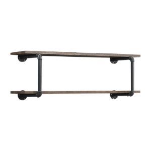 The Brantley bed is perfect for adding an industrial touch to your bedroom. Constructed with beautiful, yet sturdy pipework. The rich antique oak and sandy gray finish add depth to the pieces. This collection is composed of high-quality materials that wil