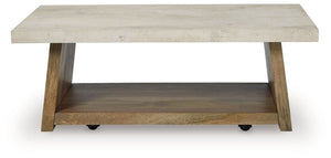Brendalhouse - Light Brown - Rectangular Cocktail Table