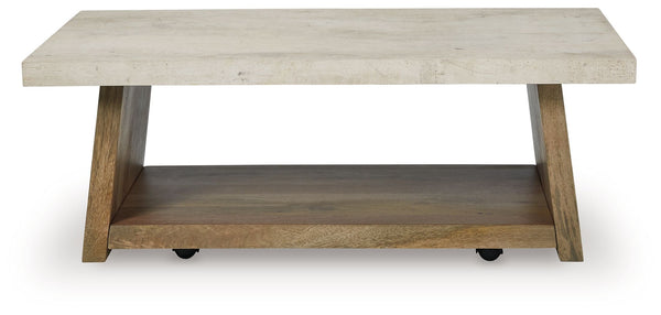 Brendalhouse - Light Brown - Rectangular Cocktail Table