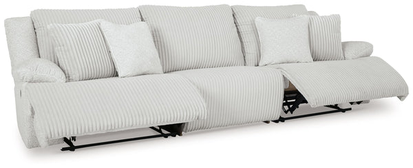 Top Tier - Alloy - 3-Piece Reclining Sectional Sofa