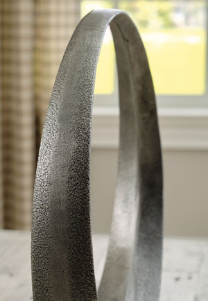 Ryandale - Antique Pewter Finish - Sculpture (Set of 2) 15.5"