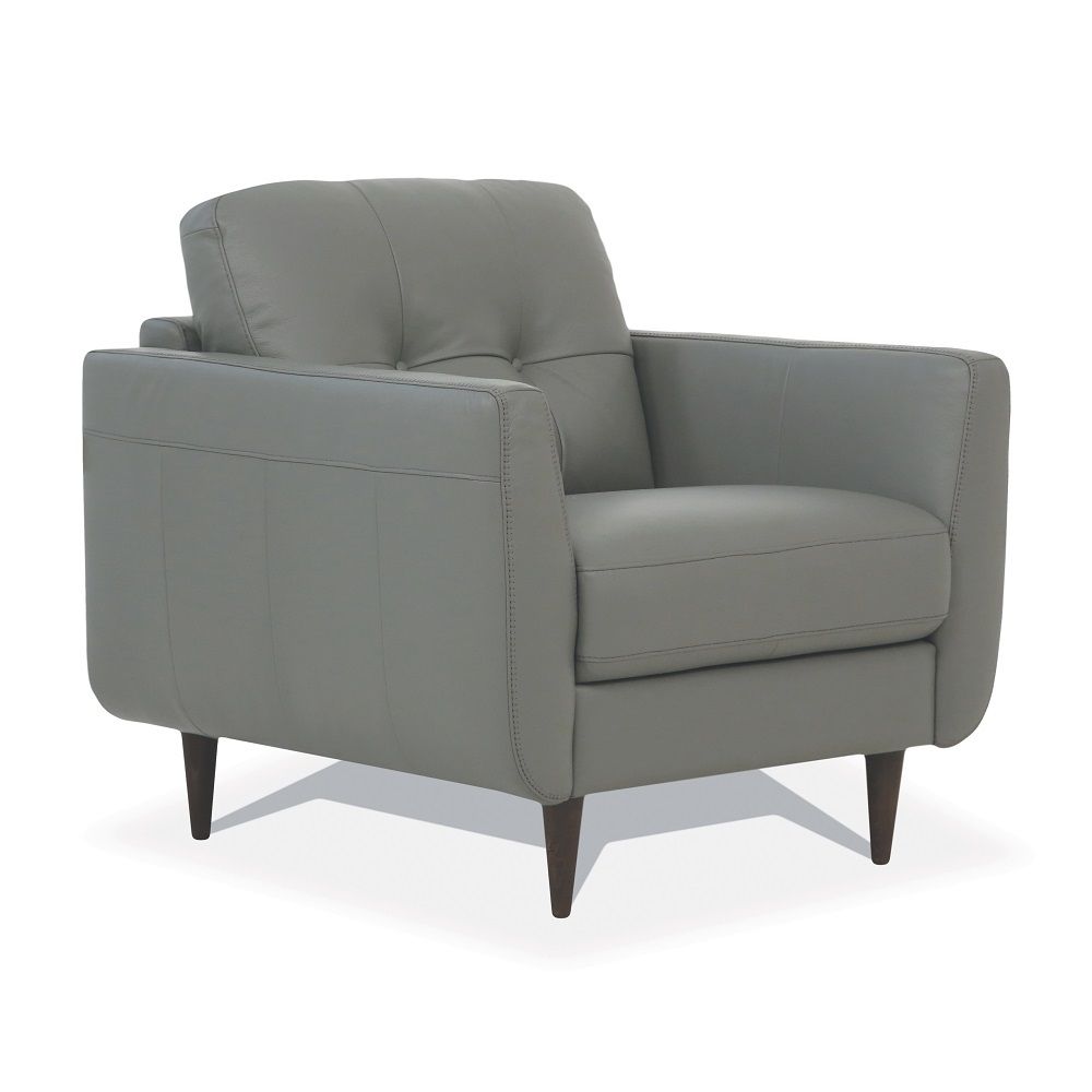 Assembled, Loose Back & Tight Seat Cushion (1+1), Button Tufted CONSTRUCTION SEAT: Webbing