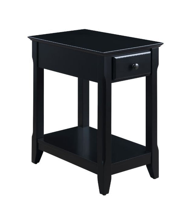 Classic and timeless without being garish. The wooden accent table shows it-'s elegant silhouette in a attractive finish. A storage drawer under the table top helps your hide odds and ends around the living area, with a bottom shelf for magazine or decora