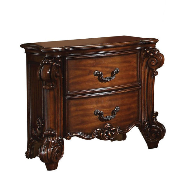  traditional design in your bedroom with the cherry Vendome nightstand. This hand-crafted piece inspired from the luxurious designs of the past