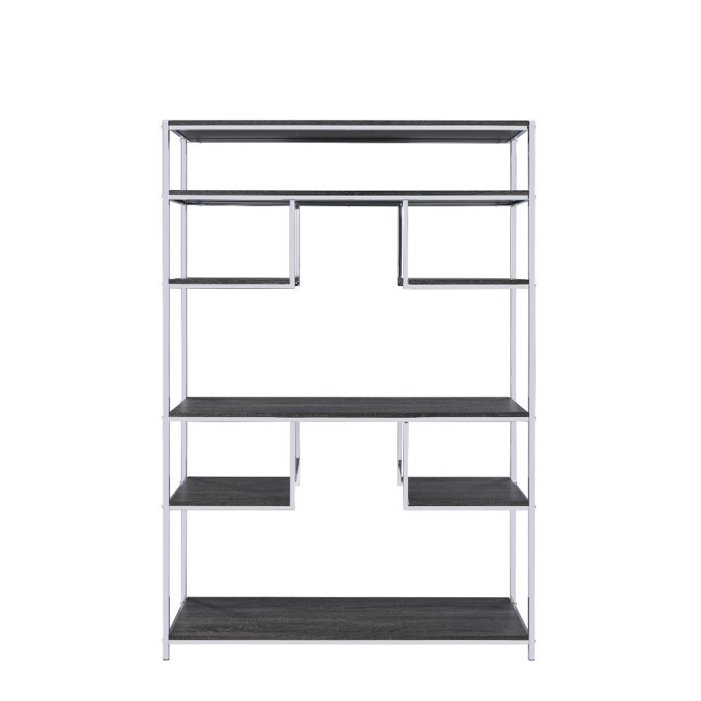 Beautifully crafted, this Vonara bookshelf is the perfect addition in any room. Whether you want to display your most treasured possessions in style or simply organize your dÃ©cor items, the geometric design creates a sophisticated space. Constructed with