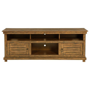Payne - TV Stand Media Console - Distressed Brown