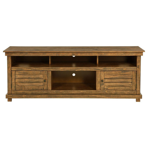 Payne - TV Stand Media Console - Distressed Brown