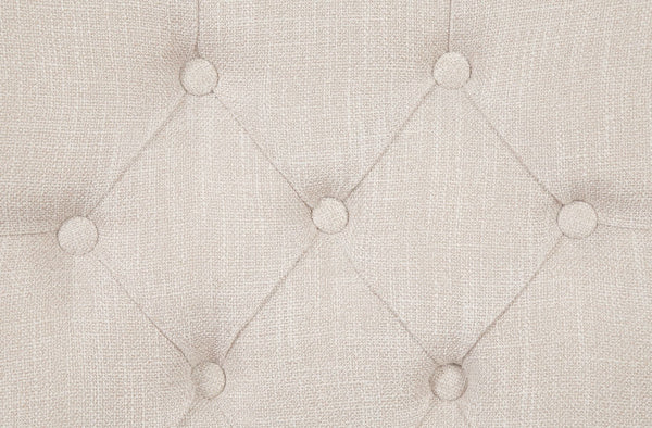 Gerardo - Side Chair (Set of 2) - Beige Linen & Weathered Espresso