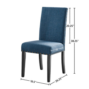 Crispin - Dining Chair (Set of 2) - Marine Blue