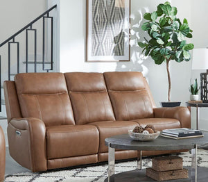 Haywood - Power Reclining Sofa And Loveseat - Butternut