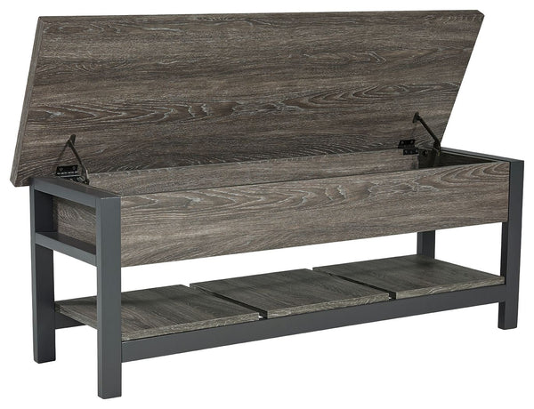 Rhyson - Brown - Storage Bench